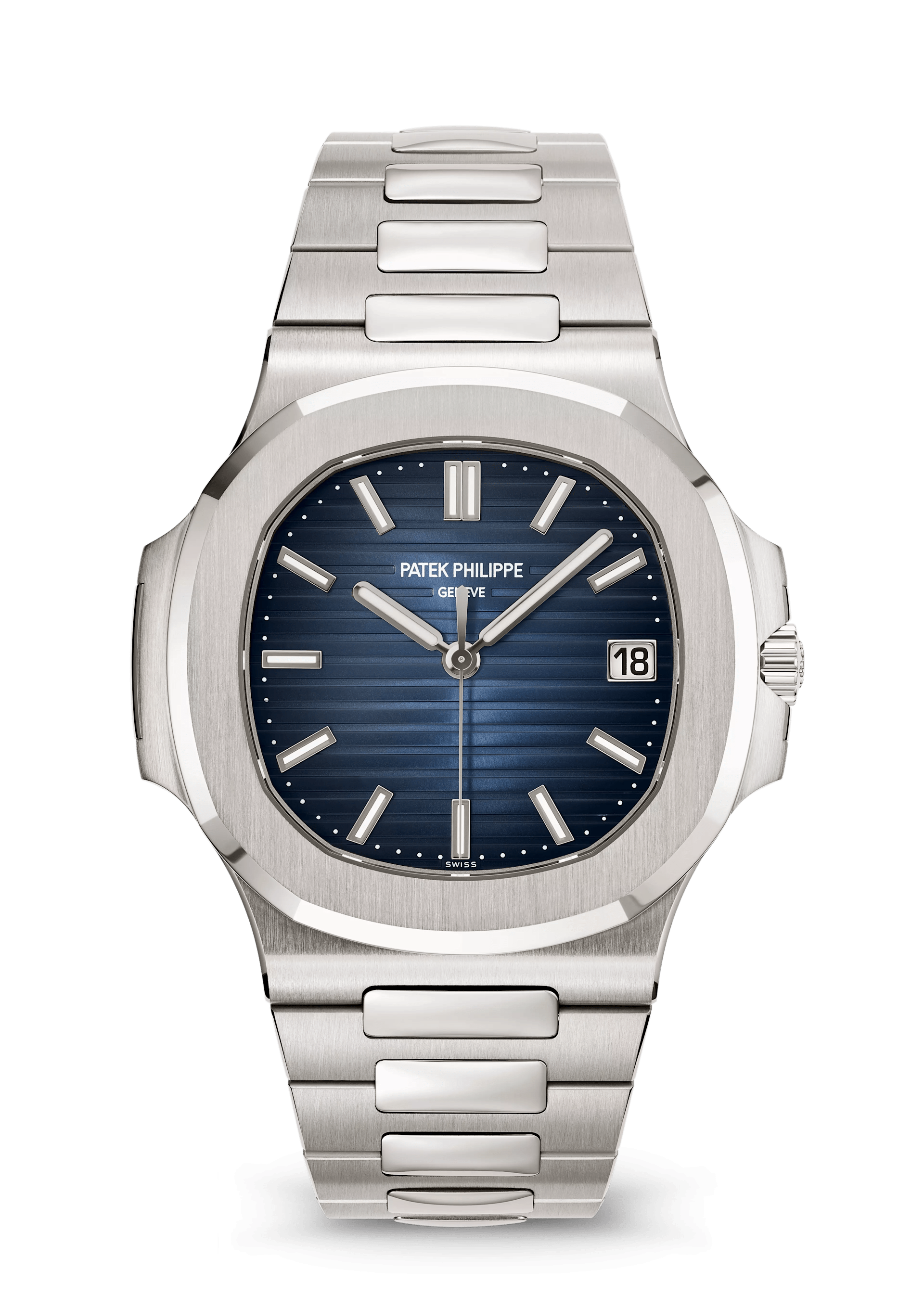 Blue-dial Patek Philippe Nautilus