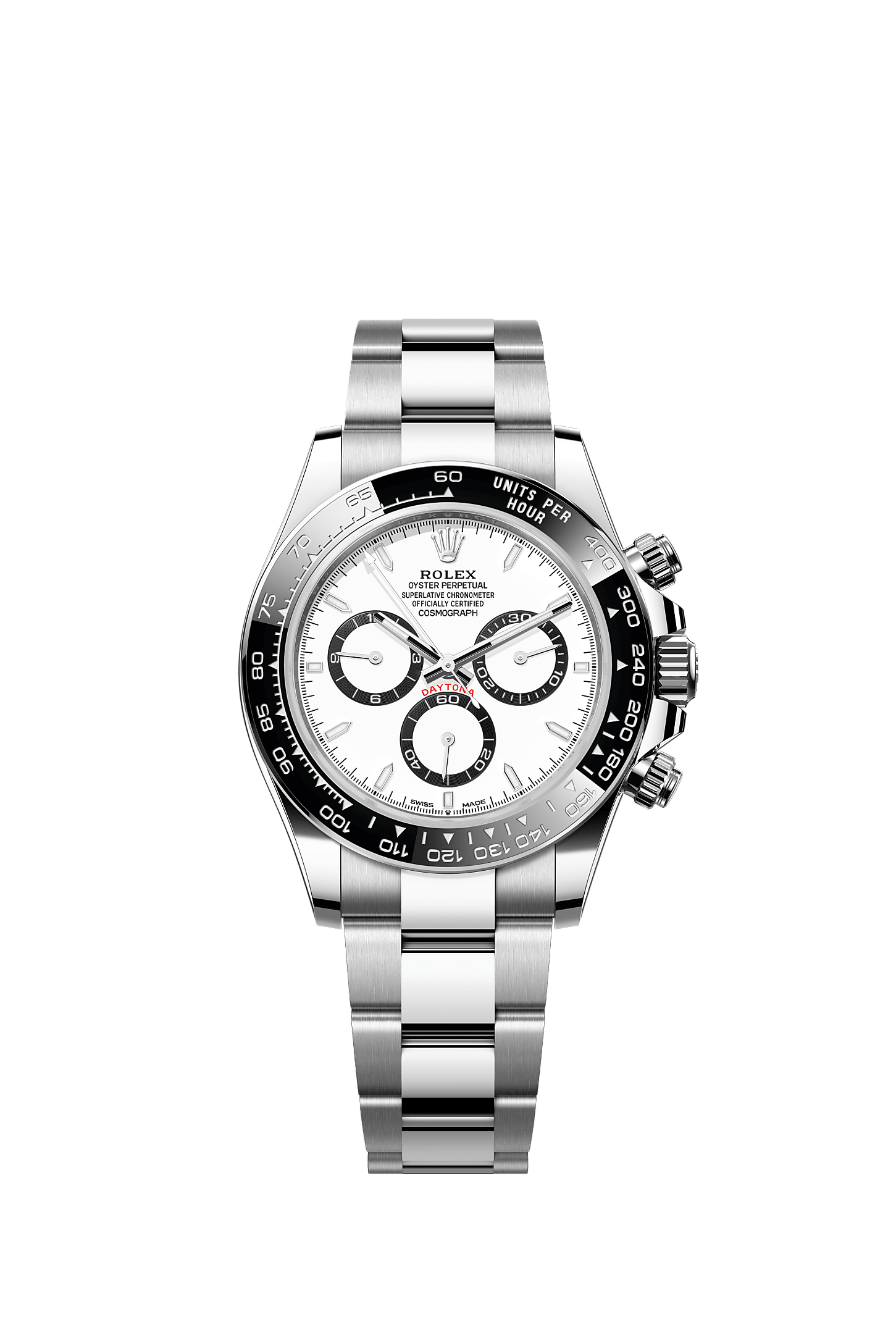 Manufacturer photograph of Rolex Daytona, reference 126500LN